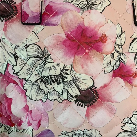 BETSEY JOHNSON PINK/WHITE/BLACK CROSSBODY SATCHEL - Picture 10 of 10